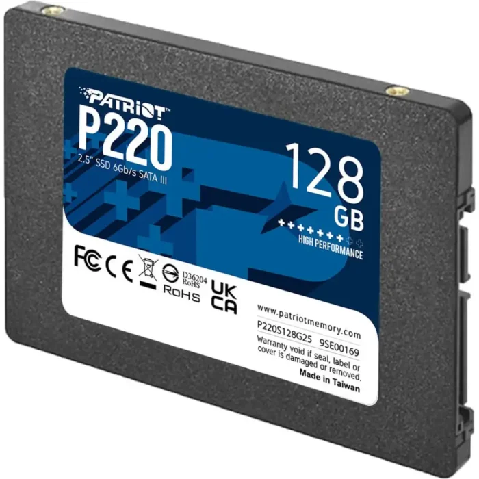 SSD 2.5 SATA3 128GB Patriot P220 550MBs/480MBs P220S128G25 - Image 2