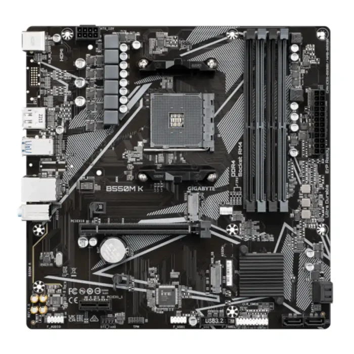 Matična ploča AM4 Gigabyte B550M K - Image 2