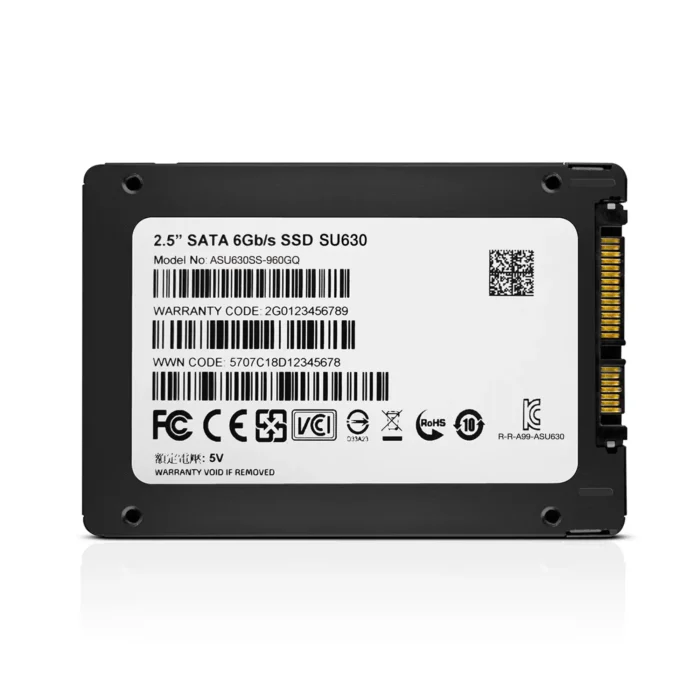 SSD 2.5 SATA3 480GB AData 520MBs/450MBs ASU630SS-480GQ-R - Image 2