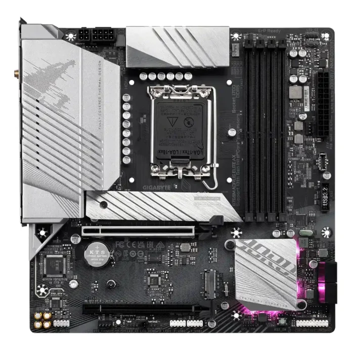 Matična ploča 1700 Gigabyte B760M AORUS ELITE AX DDR5 HDMI/DP/M.2 - Image 2