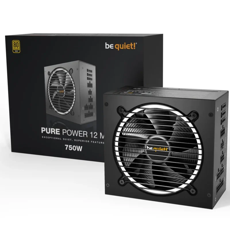 Napajanje Be Quiet Pure Power 12 M750W BN343 Gold  Modularno ATX3.0
