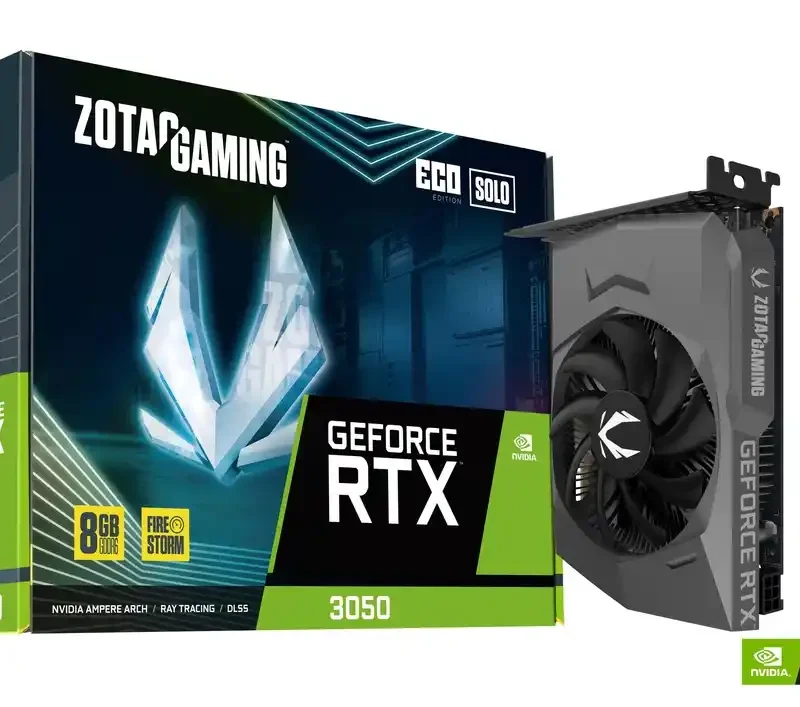 Grafička karta Zotac Gaming Geforce RTX 3050 Eco Solo 8GB DDR6 128 bit 3xDP/HDMI