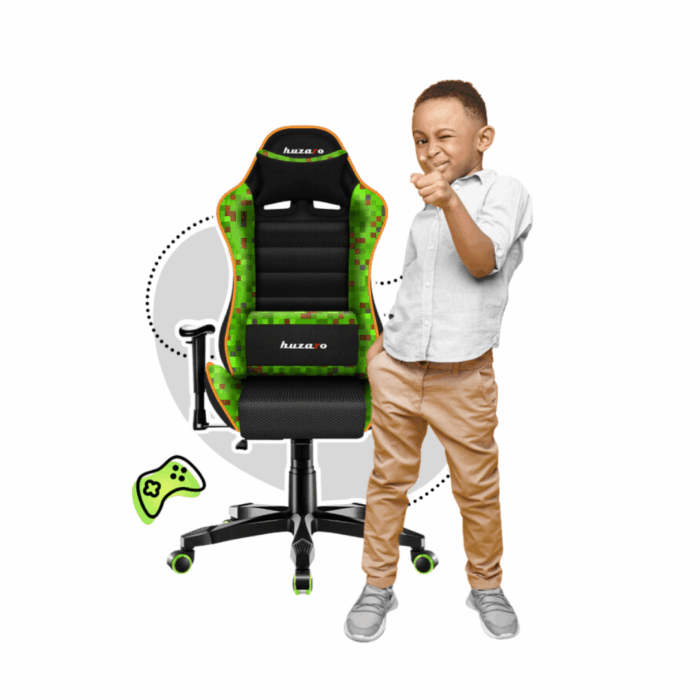 Gejmerska Dečija Stolica Huzaro Ranger 6.0 Zelena - Image 3
