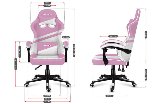 Huzaro Gaming stolica Force 4.4 Pink Mesh - Image 8
