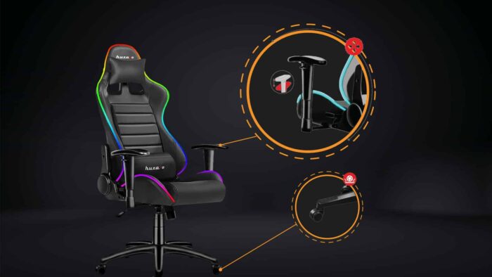 Gejmerska stolica sa LED osvetljenjem Force 6.0 RGB - Image 4