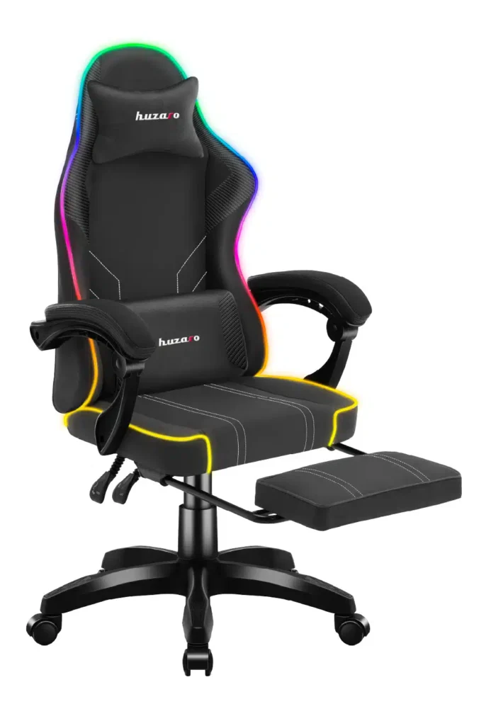 Gejmerska stolica Huzaro Force 3.7 RGB Black - Image 8