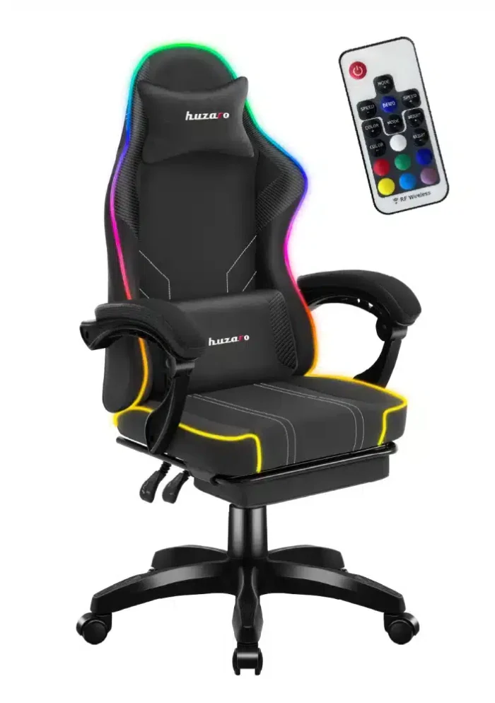 Gejmerska stolica Huzaro Force 3.7 RGB Black - Image 7