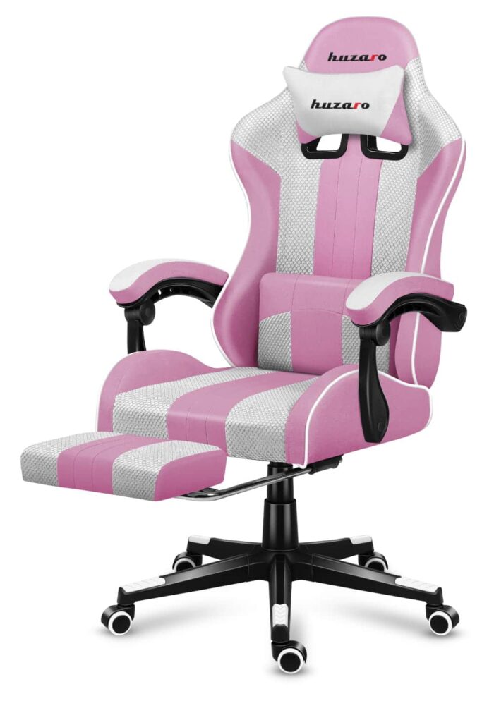Gejmerska Stolica Huzaro Force 4.7 Roze - Image 4