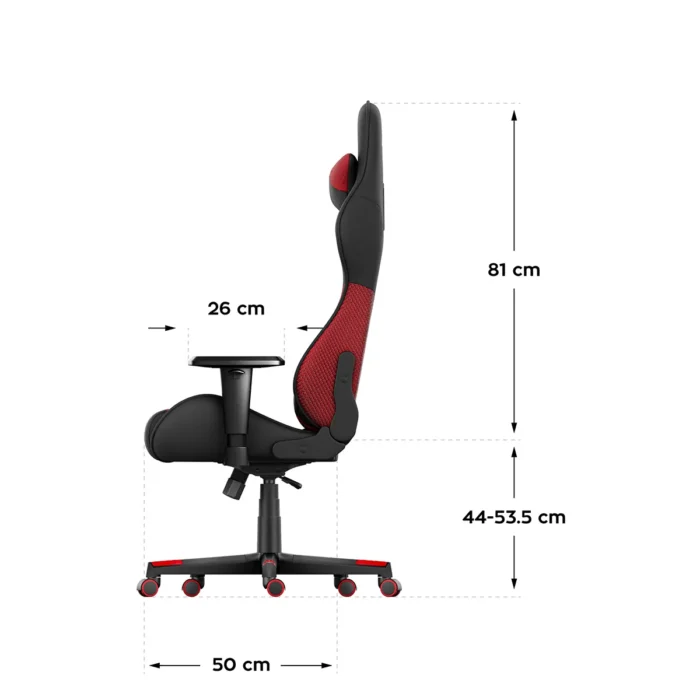 Gejmerska stolica Huzaro Force 6.2 Red Mesh - Image 6
