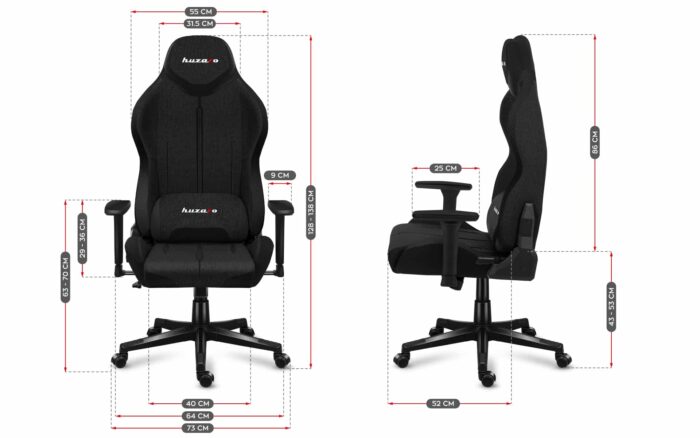 Gejmerska stolica Huzaro Force 7.9 Crna - Image 5