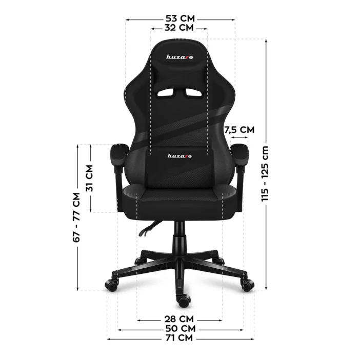 Huzaro Gaming stolica Force 4.4 Carbon Mesh - Image 5