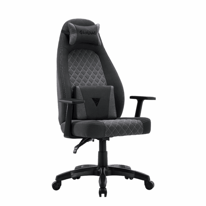 Gejmerska stolica Gamdias Zelus E4 Weave sivo-crna