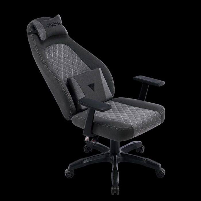 Gejmerska stolica Gamdias Zelus E4 Weave sivo-crna - Image 8