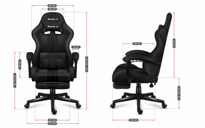 Gejmerska stolica FORCE 4.7 Carbon Mesh - Image 23