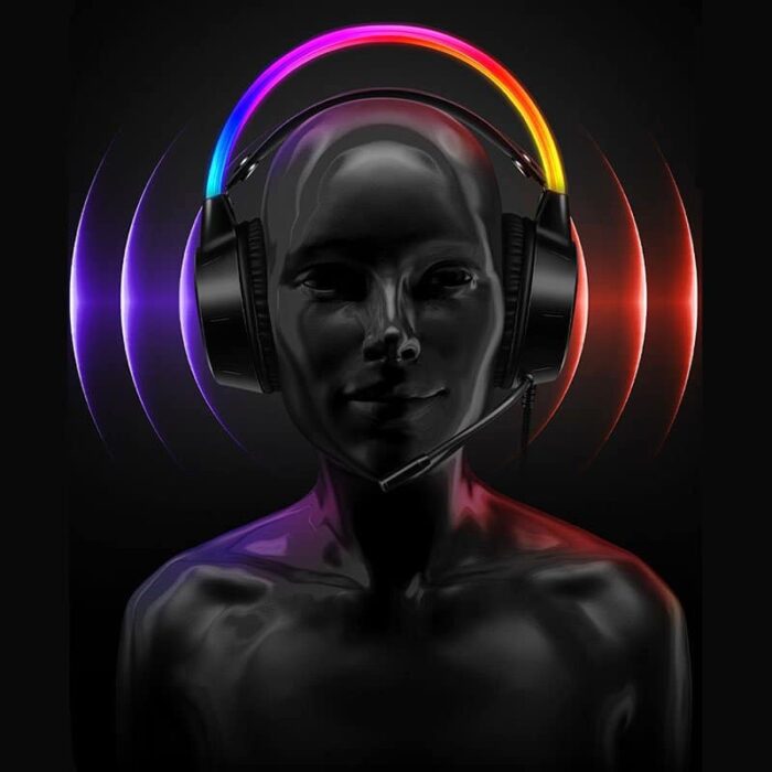 Gejmeske slušalice Wave 3.0 sa LED osvetljenjem - Image 3