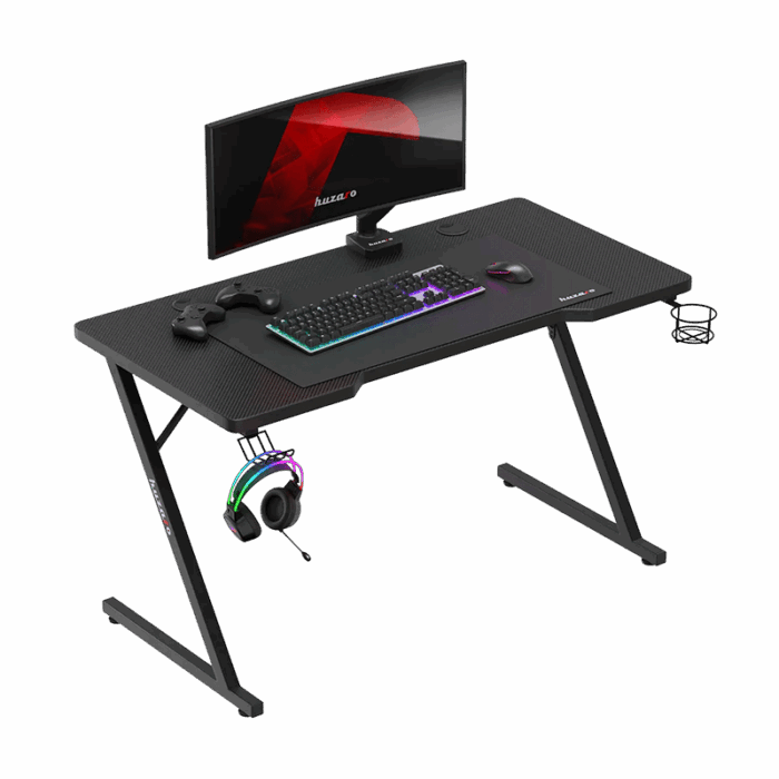 Gejmerski sto Huzaro Hero 2.5 crni