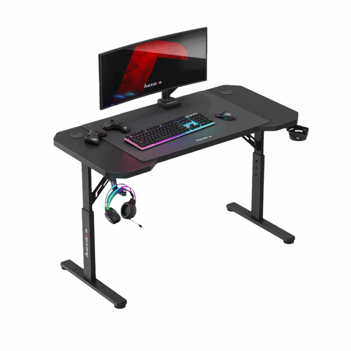 Podesivi Gejmerski sto Huzaro Hero 2.6 Black