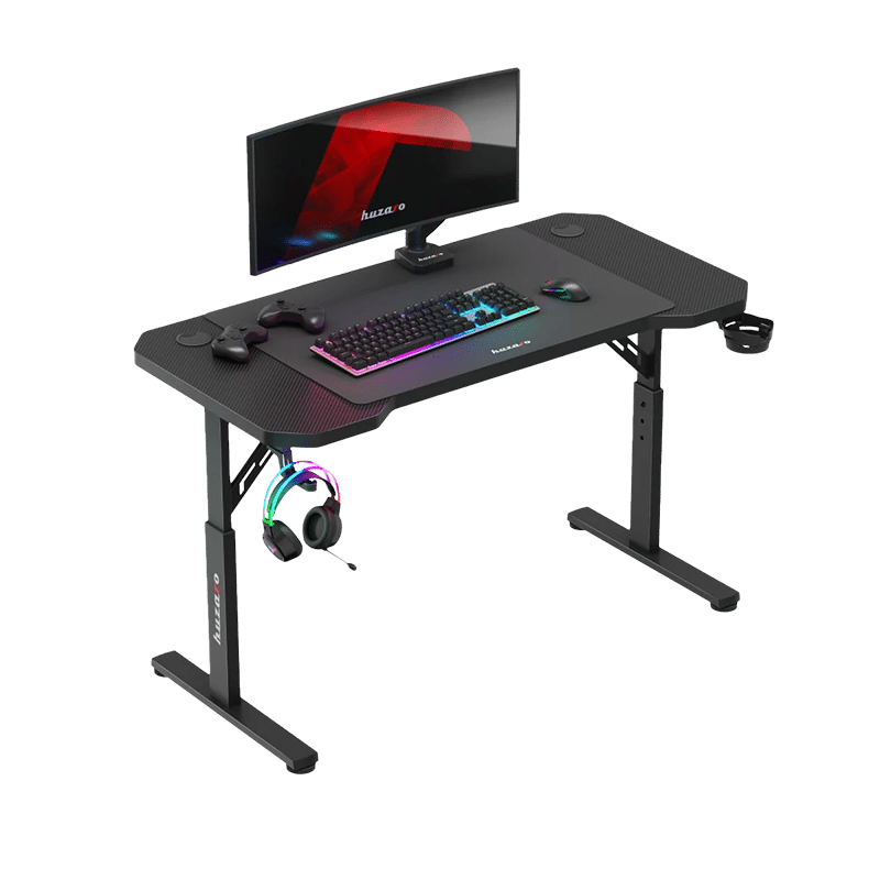 Podesivi Gejmerski sto Huzaro Hero 2.6 Black