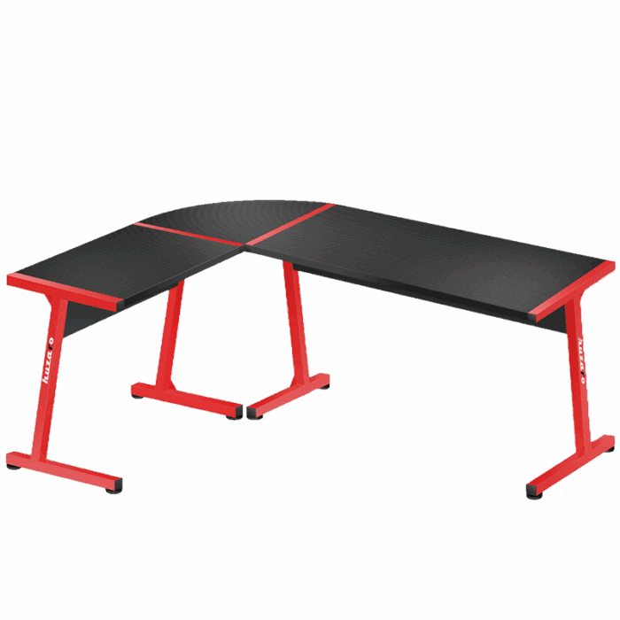 Gejmerski sto ugaoni Huzaro Hero 6.0 crveni - Image 12
