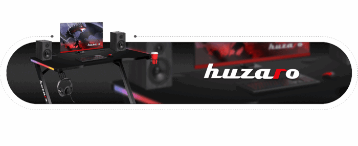 Gejmerski sto Huzaro Hero 2.5 RGB Led - Image 9