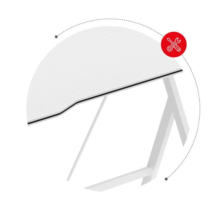 Huzaro Gaming sto Hero 1.4 White - Image 11
