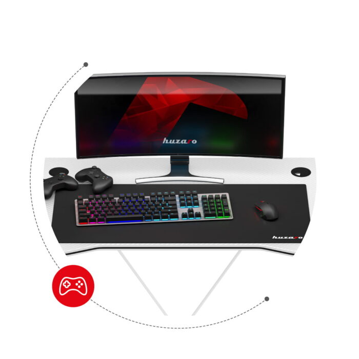 Huzaro Gaming sto Hero 1.4 White - Image 9