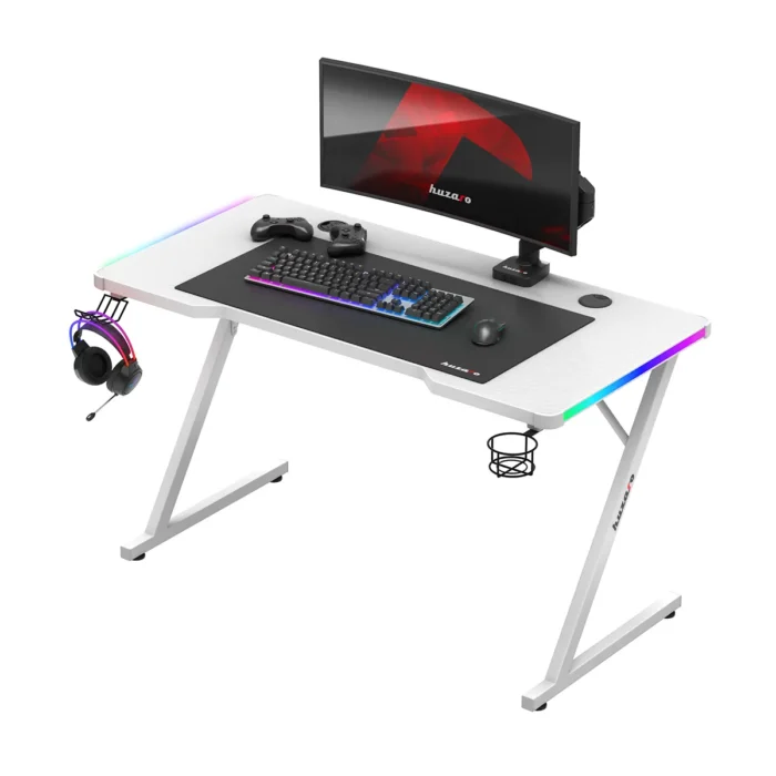 Huzaro Hero Gaming sto 2.5 White RGB - Image 7