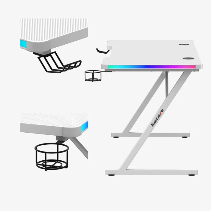Huzaro Hero Gaming sto 2.5 White RGB - Image 29