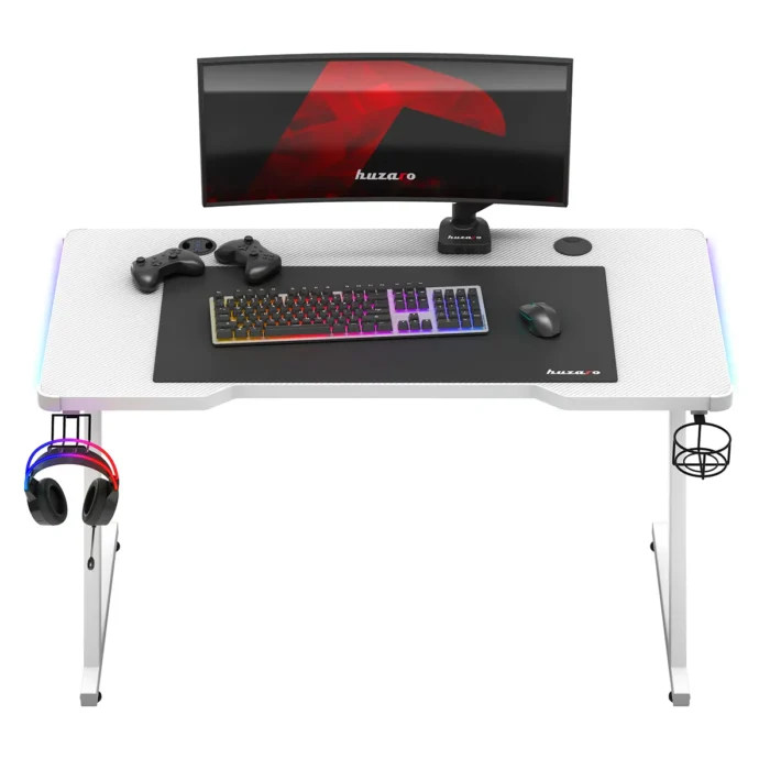 Huzaro Hero Gaming sto 2.5 White RGB - Image 2