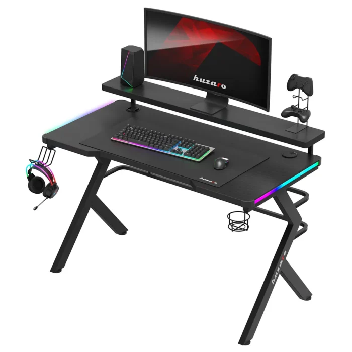 Gejmerski sto Huzaro Hero 5.0 RGB - Image 7