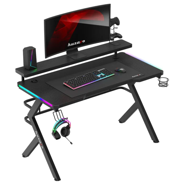 Gejmerski sto Huzaro Hero 5.0 RGB - Image 5