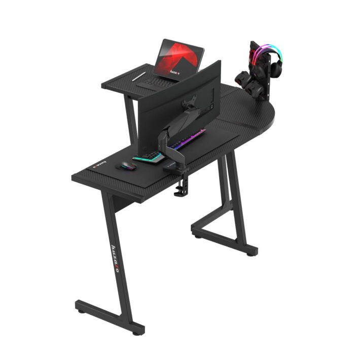 Gejmerski sto ugaoni Huzaro Hero 6.0 Crni - Image 3