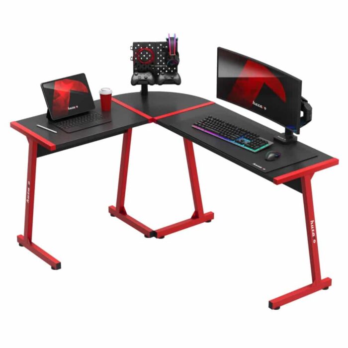 Gejmerski sto ugaoni Huzaro Hero 6.0 crveni - Image 24