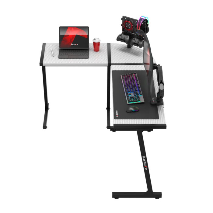 Gejmerski sto ugaoni Huzaro Hero 6.0 Beli - Image 3