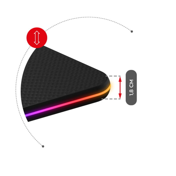 Huzaro Gaming električni sto Hero 8.2 RGB Black - Image 19