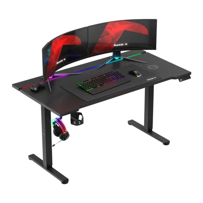 Huzaro Gaming električni sto Hero 8.7 RGB Black - Image 3