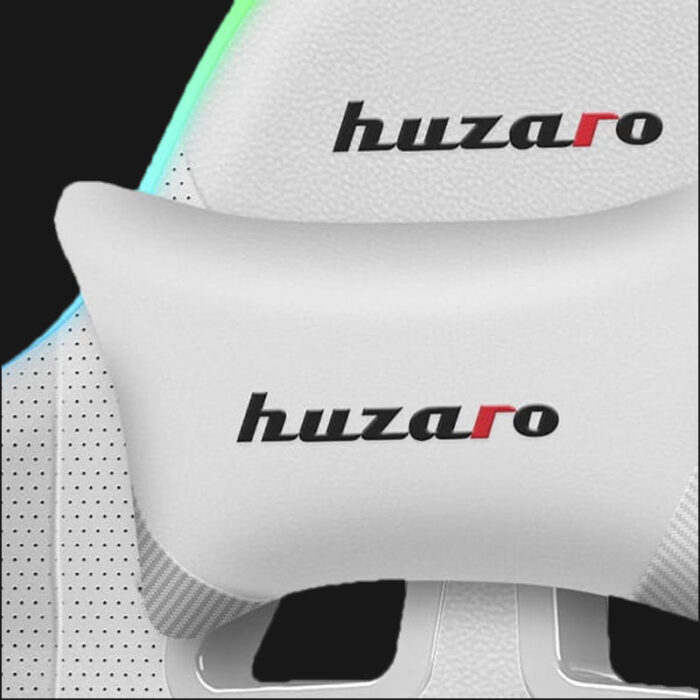 Gejmerska stolica Huzaro Force 4.7 RGB Bela - Image 11