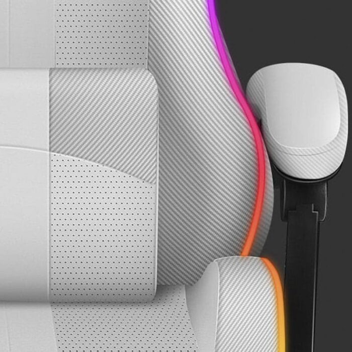 Gejmerska stolica Huzaro Force 4.7 RGB Bela - Image 12