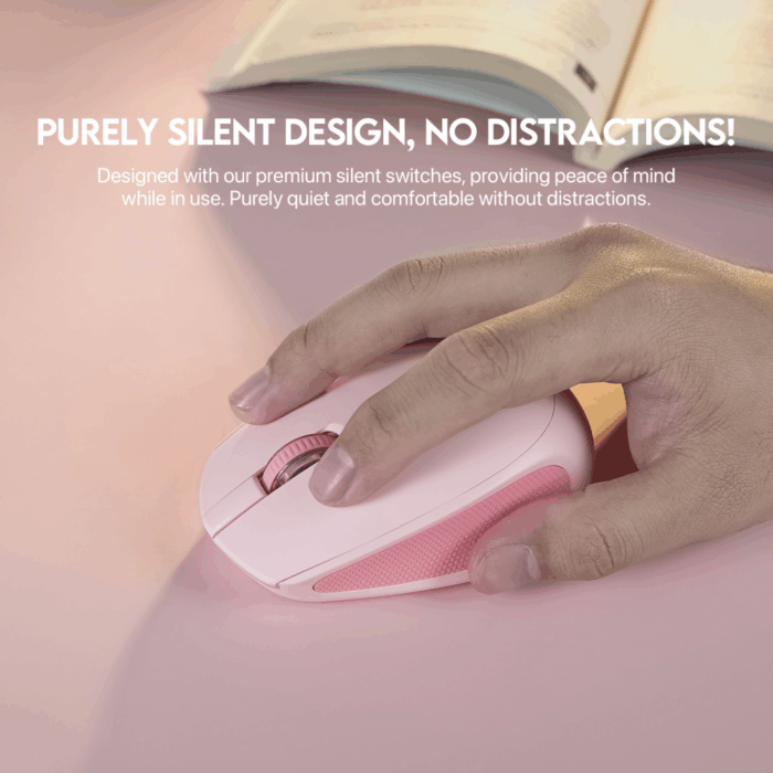 Kancelarijski Wireless mis Fantech W193 roze - Image 3