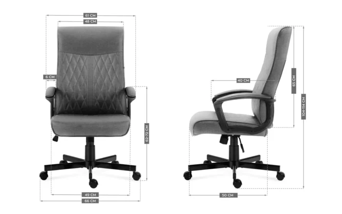 Kancelarijska stolica Mark Adler Boss 3.2 Grey - Image 4
