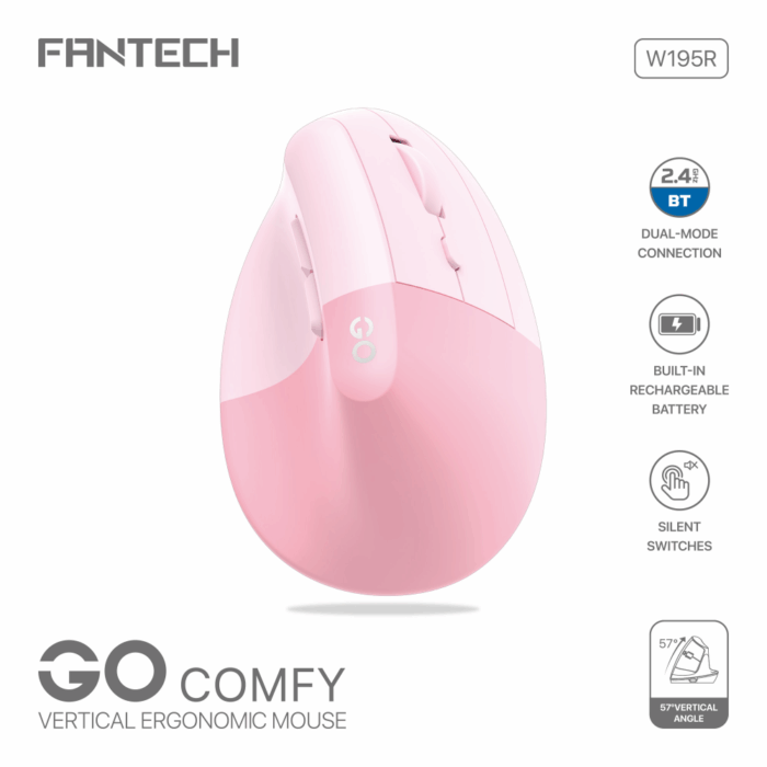 Mis Wireless Fantech W195R GO comfy pink - Image 10