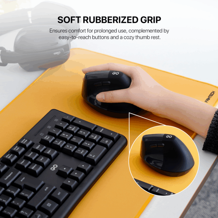 Mis Wireless Fantech W195R GO comfy sivi - Image 6