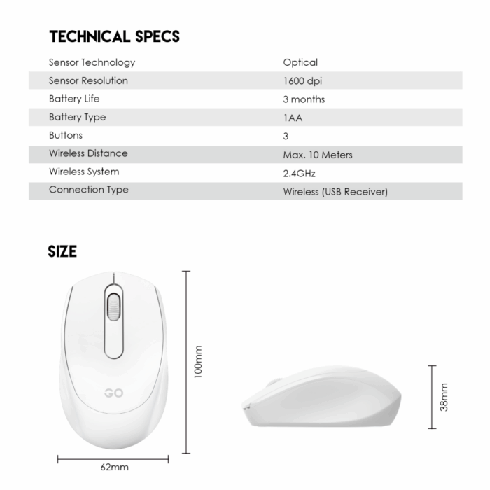 Mis Wireless Fantech W603 GO crni - Image 7