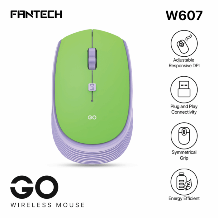 Mis Wireless Fantech W607 GO zeleni - Image 8