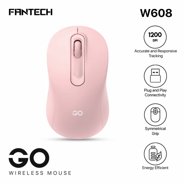 Mis Wireless Fantech W608 GO roze - Image 8
