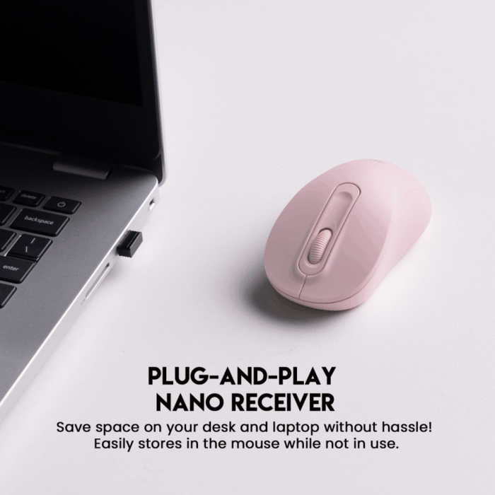 Mis Wireless Fantech W608 GO roze - Image 2