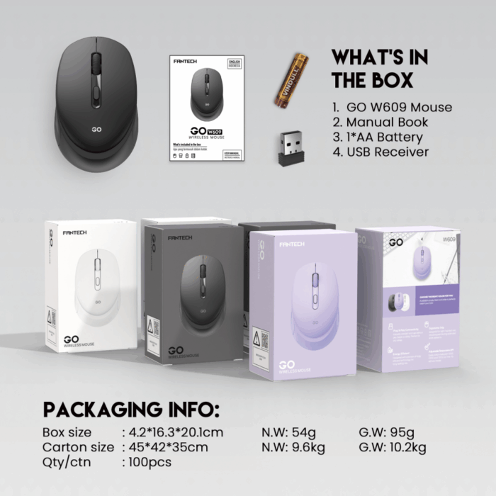 Mis Wireless Fantech W609 GO beli - Image 7