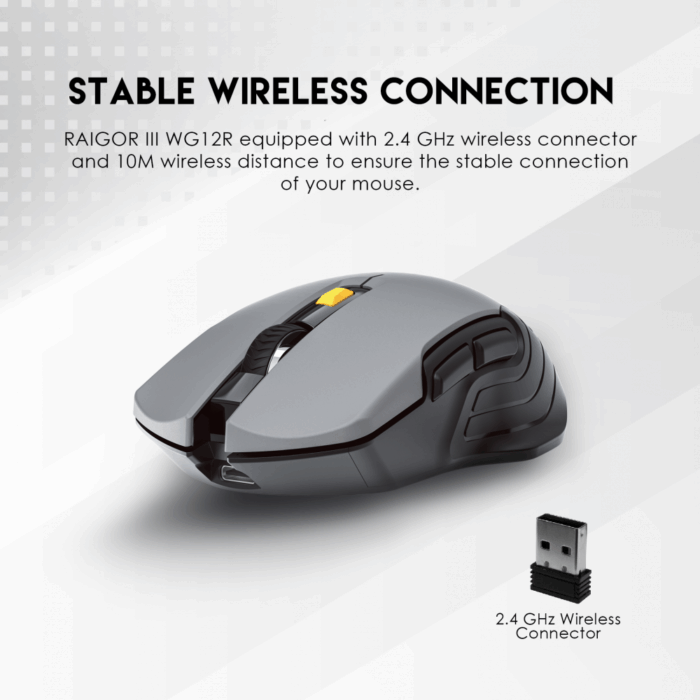 Mis Wireless Fantech WG12R raigor III beli - Image 4
