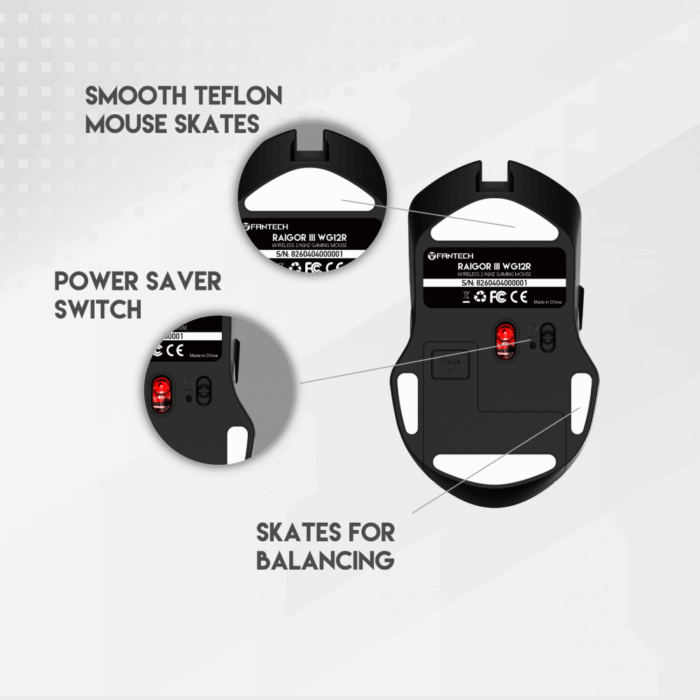 Mis Wireless Fantech WG12R raigor III beli - Image 6