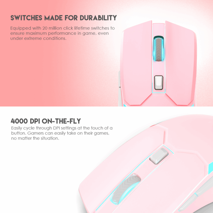 Mis Wireless Gaming Fantech WGC2 Venom II Sakura - Image 6
